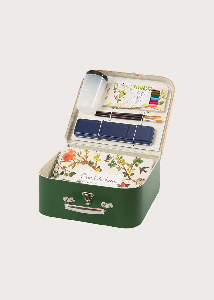 Watercolour Artists Kit In Mini Suitcase Toys from Pepa London US