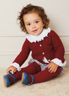 Traditional Hand Smocked Blouse in Off White (0-12mths) Blouses from Pepa London US