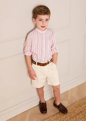 Tailored Shorts in Cream (4-8yrs) SHORTS from Pepa London US