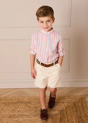 Tailored Shorts in Cream (4-8yrs) SHORTS from Pepa London US