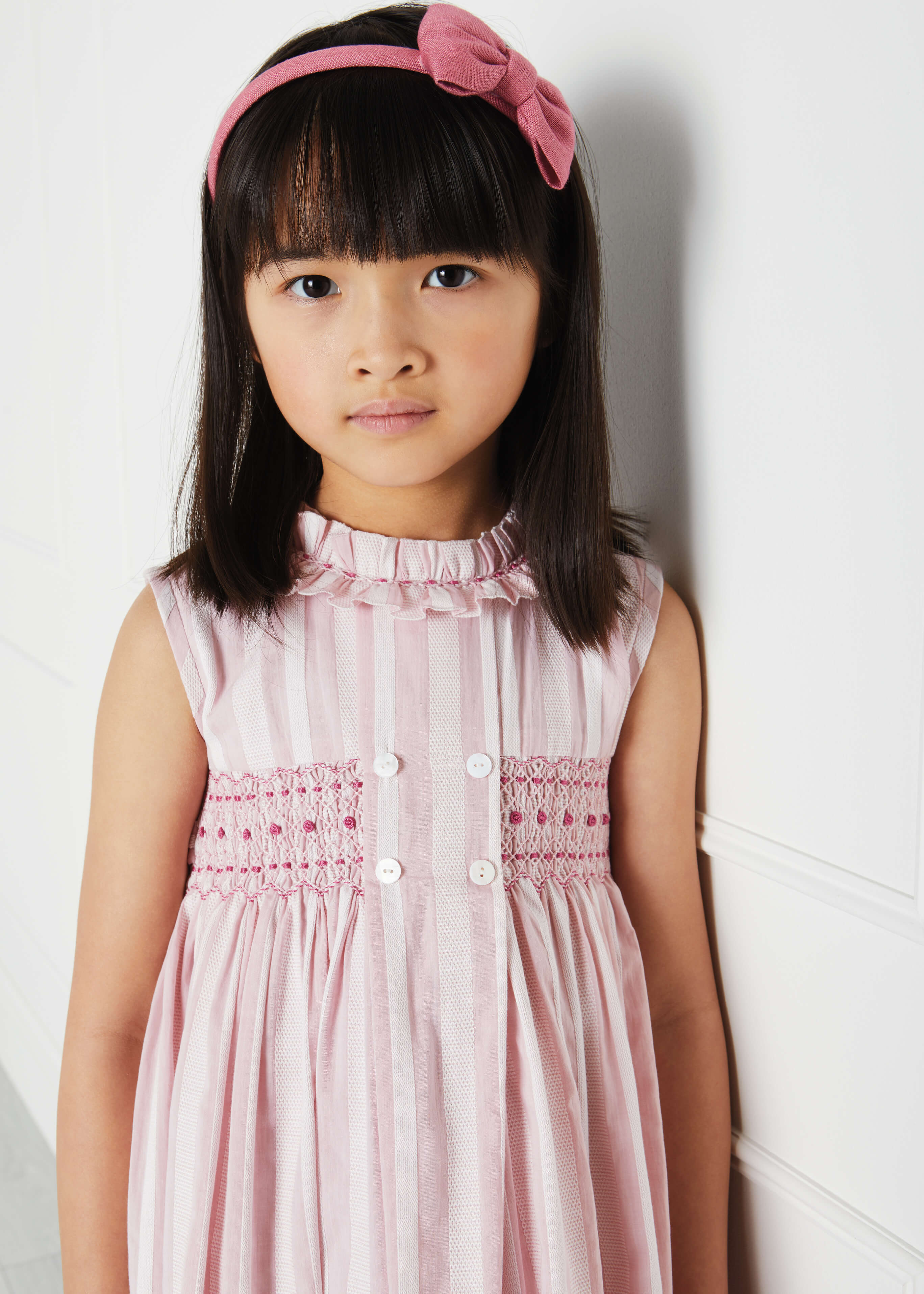Raspberry Linen Hairband Hair Accessories from Pepa London US