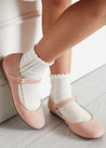 Girls Suede Pink Mary-Jane Shoes (24-34EU) Shoes from Pepa London US