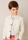The Beaufort Striped Linen Shirt Boy Look Look from Pepa London US
