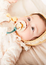Esme Floral Dummy Clip in White ACCESSORIES from Pepa London US
