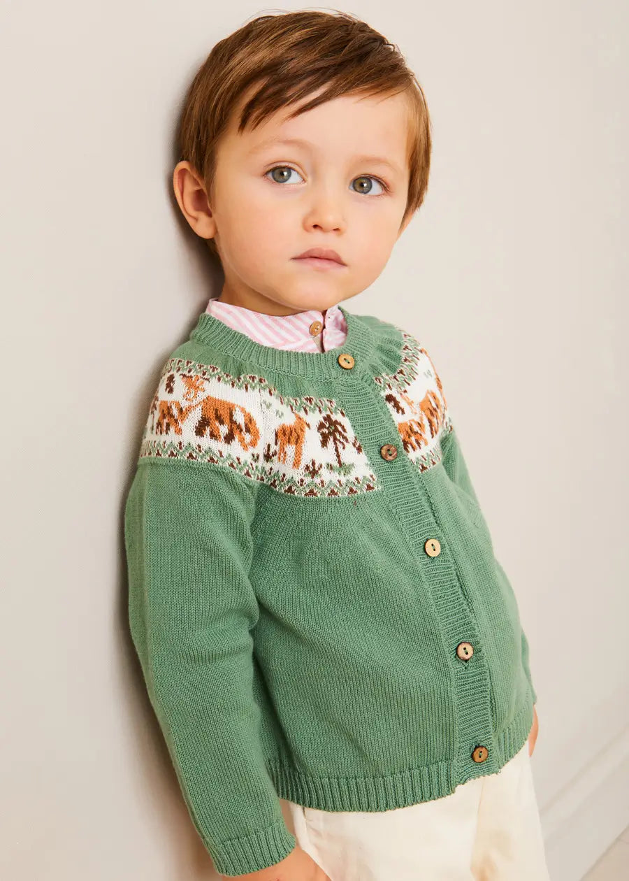 The Safari Cardigan Toddler Boy Look Look from Pepa London US