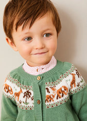 The Safari Cardigan Toddler Boy Look Look from Pepa London US