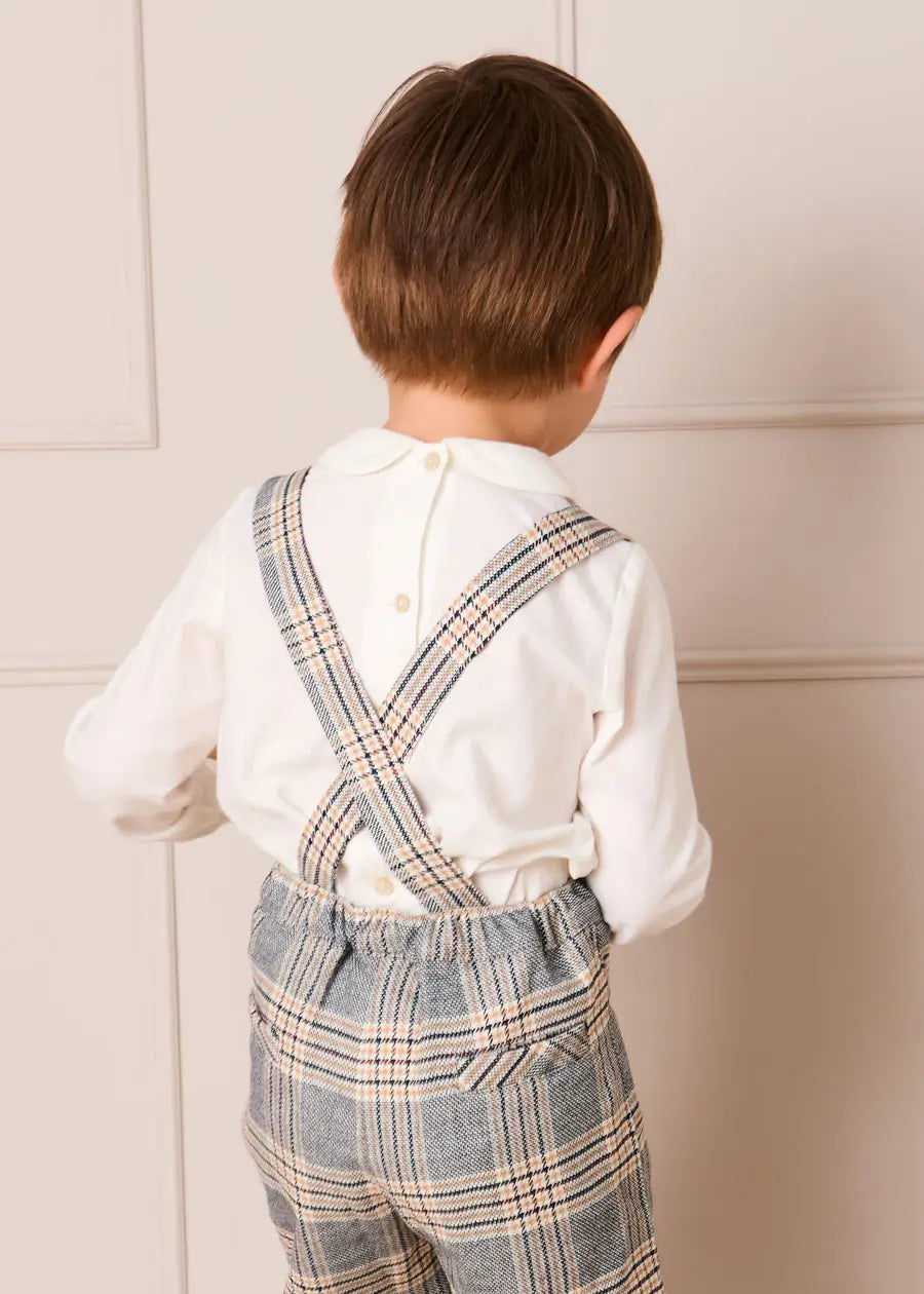 White Peter Pan Collar Shirt With Front Buttons (12mths-3yrs)