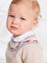 Peter Pan Collar Bodysuit in White (0mths-3yrs) Tops & Bodysuits  from Pepa London US