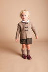 Tweed Bloomers With Braces in Brown (9mths-2yrs) Bloomers from Pepa London US
