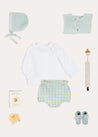 The Maxwell Gingham Bloomers Newborn Look Look from Pepa London US