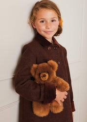 Brown Teddy Bear (100% Alpaca Fur) TOYS from Pepa London US
