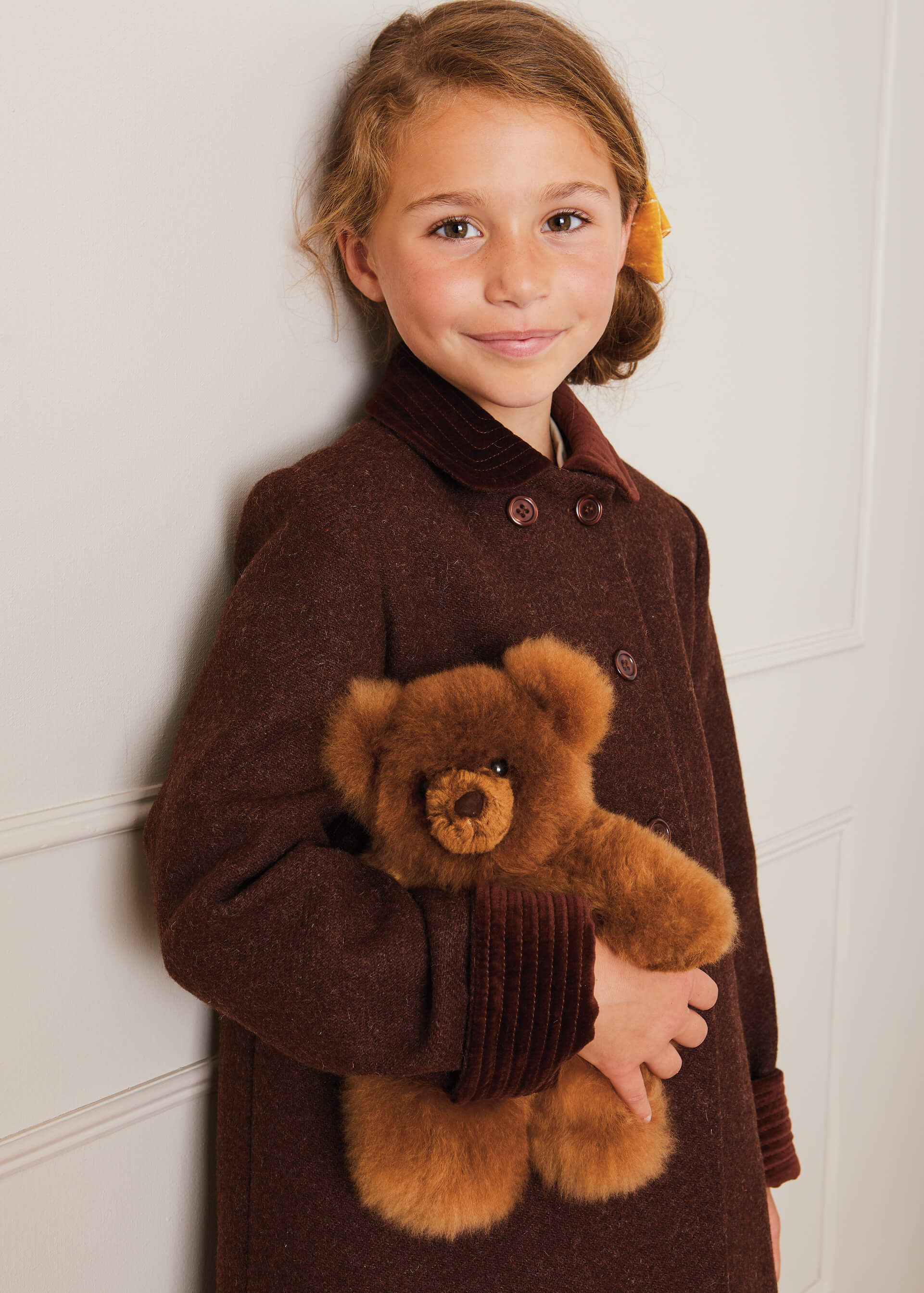 Brown Teddy Bear (100% Alpaca Fur) TOYS from Pepa London