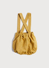 Herringbone Bloomers with Braces in Mustard (9mths-2yrs) Bloomers  from Pepa London US