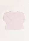 Openwork Detail Baby Cardigan in Pink (1-12mths) Knitwear from Pepa London US