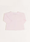 Openwork Detail Baby Cardigan in Pink (1-6mths) Knitwear  from Pepa London US