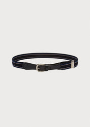 Navy Striped Belt BELTS from Pepa London US