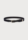 Navy Striped Belt Belts & Braces  from Pepa London US