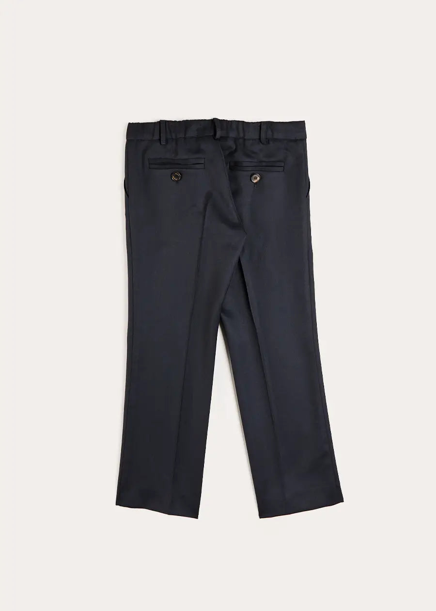 Suit Trousers in Navy (4-10yrs) TROUSERS from Pepa London US