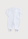 Newborn All-In-One With Rocking Horse Embroidery In Beige (1-6mths) Tops & Bodysuits from Pepa London US