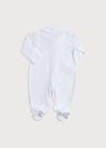 Newborn All-In-One With Rocking Horse Embroidery In Pink (1-6mths) Tops & Bodysuits  from Pepa London US
