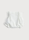 Newborn Star Print Bloomer in Light Green (0-12mths) Bloomers  from Pepa London US