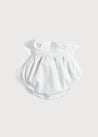 Newborn Dot Print Bloomer in Light Blue (0-12mths) Bloomers  from Pepa London US