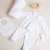 Pink Hand Smocked Cotton Pyjama Set (0-6mths) Nightwear  from Pepa London US