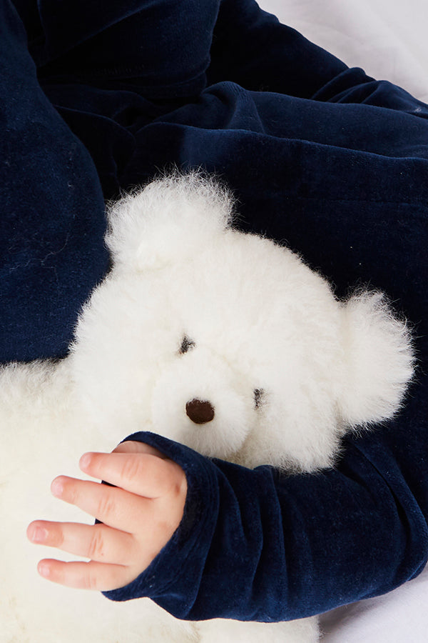 White Teddy Bear (100% Alpaca Fur) TOYS from Pepa London US