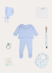 The Blue Knitted Newborn Look Look from Pepa London US