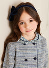 Walton Boucle Jacket in Blue (4-10yrs) Coats  from Pepa London US