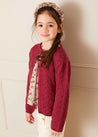 Openwork Cardigan in Pink (6mths-10yrs) Knitwear  from Pepa London US