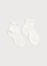 Openwork short socks White (0mths-8yrs) Socks  from Pepa London US