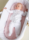 Pink Hand Smocked Cotton Pyjama Set (0-6mths) Nightwear  from Pepa London US