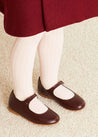 The Burgundy Corduroy Skirt Baby Girl Look Look  from Pepa London US