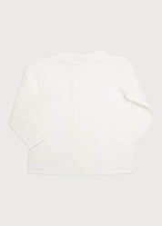 White Double-Breasted Peter Pan Collar Shirt (12mths-10yrs) SHIRTS from Pepa London US