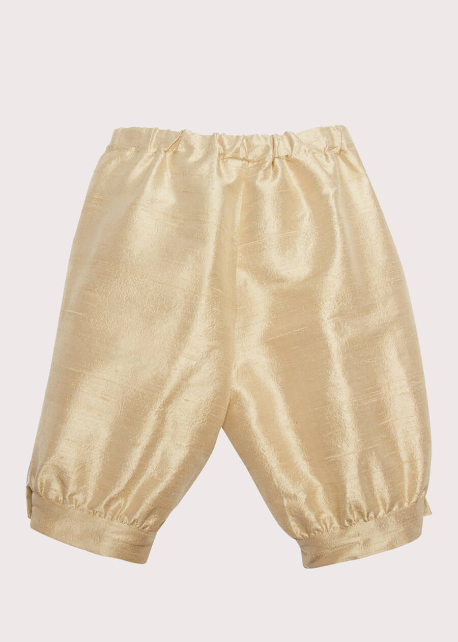 Beige Silk Pageboy Knickerbockers (12mths-10yrs) Trousers from Pepa London US