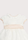 Flower Girl Ivory Dress with Pink Silk Sash (12mths-10yrs) Dresses  from Pepa London US