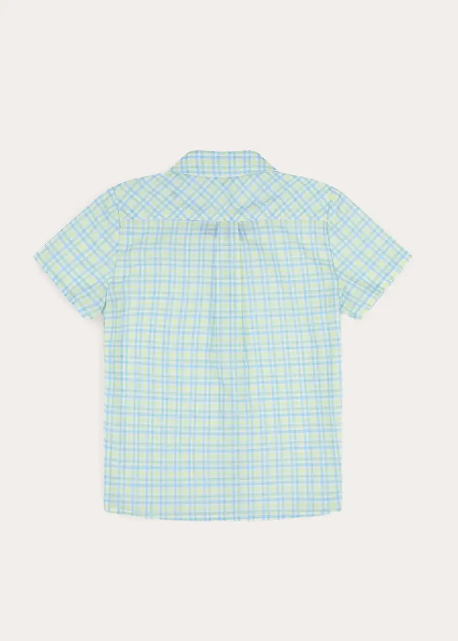 Pip Check Short Sleeve Shirt in Green (4-10yrs) SHIRTS from Pepa London US