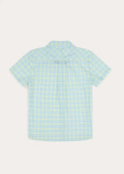 Pip Check Short Sleeve Shirt in Green (4-10yrs) SHIRTS from Pepa London US