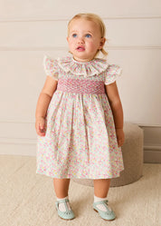 The Adelaide Baby Girl Hand Smocked Dress Look Look from Pepa London US