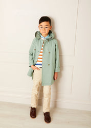 Plain Five Pocket Chino Trousers in Camel (4-10yrs) Trousers from Pepa London US