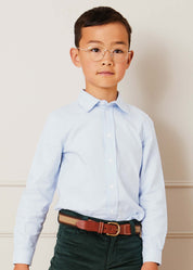 Classic Blue Cotton Oxford Shirt (4-10yrs) SHIRTS from Pepa London US