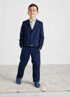 Single Breasted Patch Pocket Blazer in Blue (4-10yrs) Coats  from Pepa London US