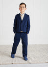 Single Breasted Patch Pocket Blazer in Blue (4-10yrs) Coats from Pepa London US