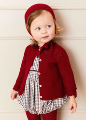 The Ebury Check Romper Baby Girl Look LOOK from Pepa London US