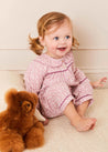 Laurel Floral Ruffle Collar Nightwear in Pink (6mths-3yrs) Nightwear  from Pepa London US