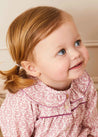 Laurel Floral Ruffle Collar Nightwear in Pink (6mths-3yrs) Nightwear  from Pepa London US