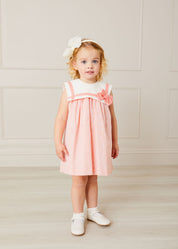 The Peach Trapeze Dress Baby Girl Look LOOK from Pepa London US