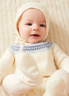 Fair Isle Knitted Set in Cream (1-9mths) Knitted Sets  from Pepa London US