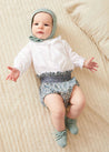 Evelyn Floral Bloomers in Blue (1mth-2yrs) Bloomers  from Pepa London US